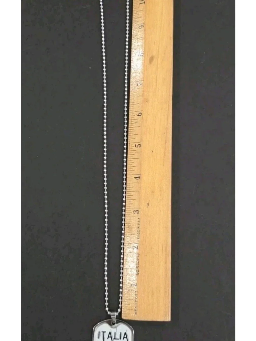 Italian Flag Necklace Pendant 22